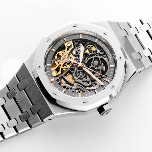 Royal Oak Skeleton, 15407ST , Acier inoxydable , 2021